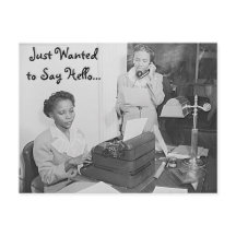 Sólo quería decir hola postal