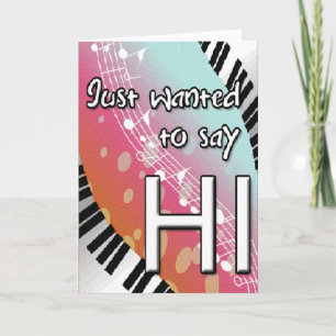 Solo quería decir tarjetas de felicitación de alta