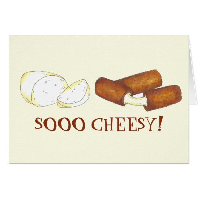 SÓLO QUESO Fried Mozzarella Cheese Sticks Foodie (Anverso (Horizontal))