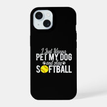 Sólo Quiero Acariciar A Mi Perro Y Jugar Softbol