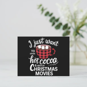 Solo quiero beber chocolate caliente y ver Navidad