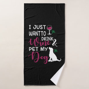 Solo quiero beber vino y Mascota mi perro gracioso