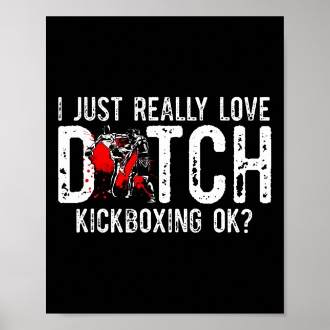 Sólo Realmente Amo El Arte Marcial Muay Thai Kickb (Frente)