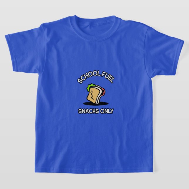 Solo refrigerios de combustible escolar camiseta d (Distribución)