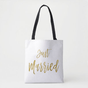 Solo Relieve metalizado dorado casado bolsa de pla