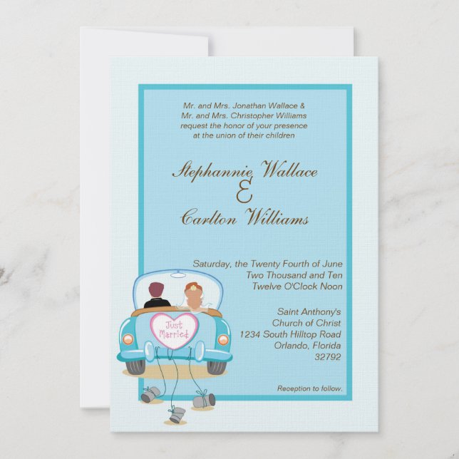 Sólo se casó con la invitación a la boda de un coc (Anverso)