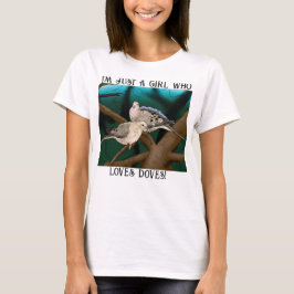 Solo soy un Chica que ama la camiseta gráfica de D