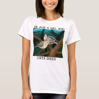 Solo soy un Chica que ama la camiseta gráfica de D