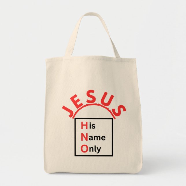 Sólo su nombre - Bolsa de Tote (Frente)