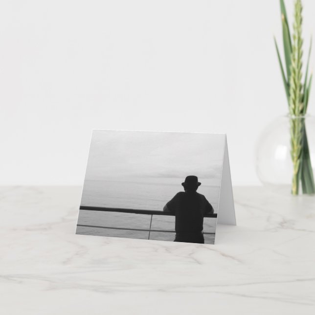 Solo tarjeta de felicitación de crucero (Anverso)