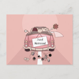Solo tarjeta postal de amor para Bodas casados