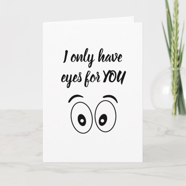 SOLO TENGO TARJETA "OJOS POR TI" (Anverso)