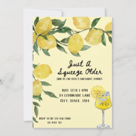 Solo un apretón más viejo Invitación a Cumpleaños