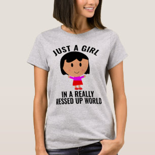 SÓLO UN CHICA EN UN MUNDIAL DE Camisetas