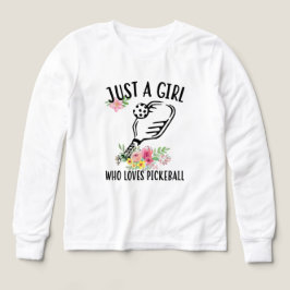 Sólo un Chica que ama a la pelota - remo floral