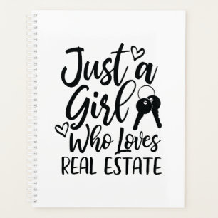 Sólo un Chica que ama a un planificador inmobiliar