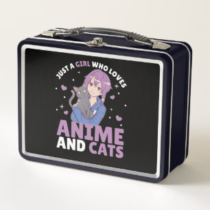 Sólo Un Chica Que Ama El Corazón De Anime Y Gato
