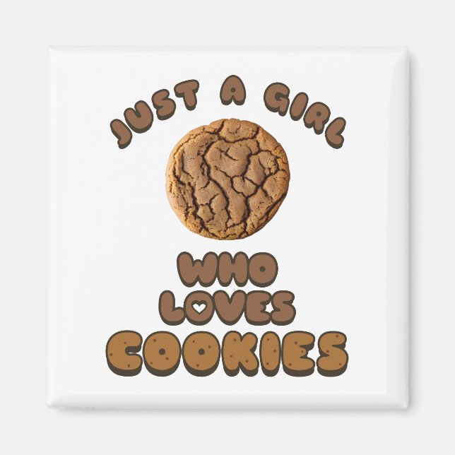 Sólo un chica que ama el imán de las cookies (Frente)