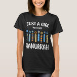 Solo un Chica que ama el maní judío de la camiseta<br><div class="desc">Solo un Chica que ama la Shirt Hanukkah</div>