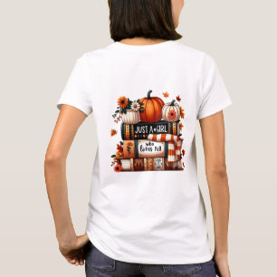 Solo un Chica que ama la camiseta de caída   Calab