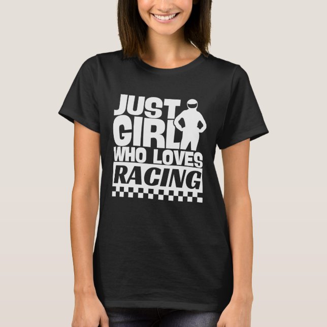 Sólo un Chica que ama la camiseta de la Carreras,  (Anverso)