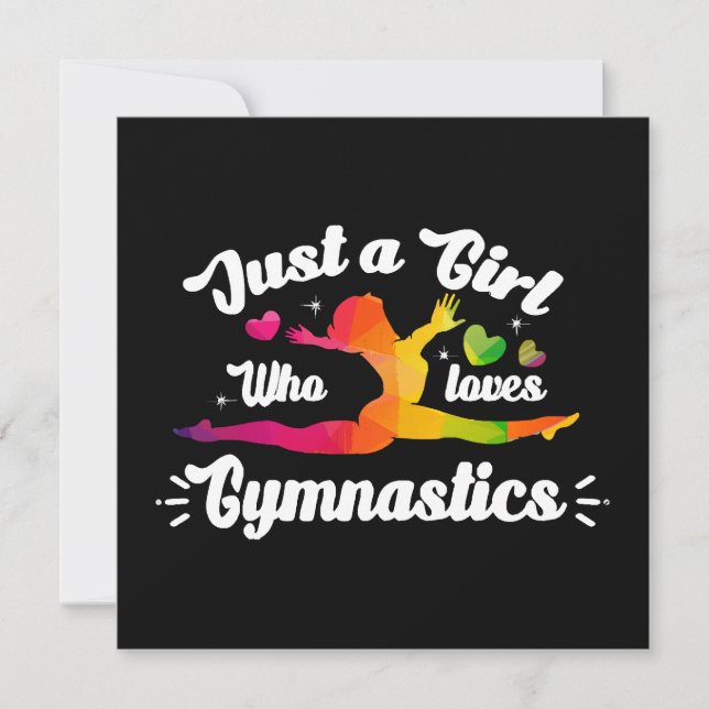 Sólo un Chica que ama la gimnasia (Anverso)