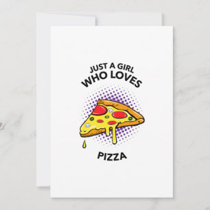 Sólo un chica que ama la pizza comida italiana div