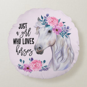 Sólo un Chica que ama los caballos - Almohada redo