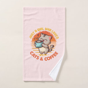 Sólo un Chica que ama los gatos y el café