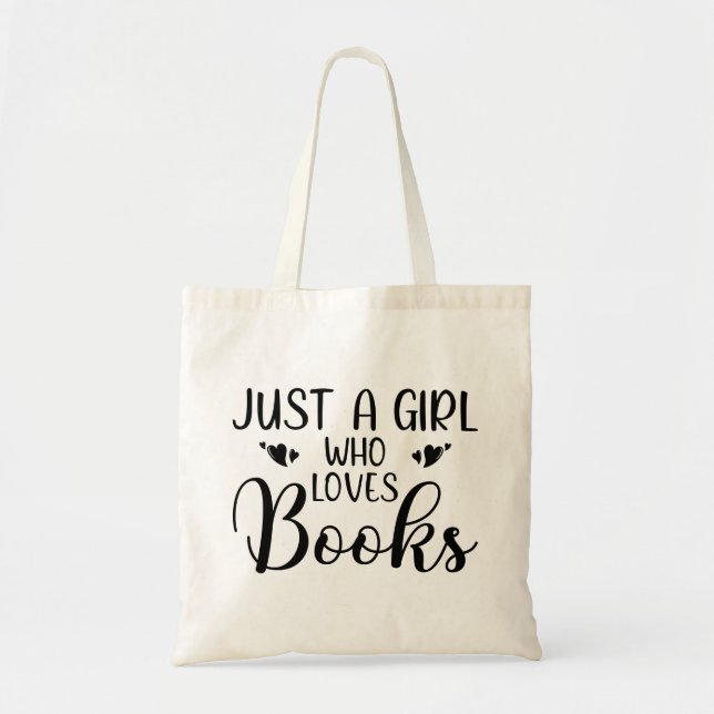Sólo un Chica que ama los libros por la bolsa (Frente)