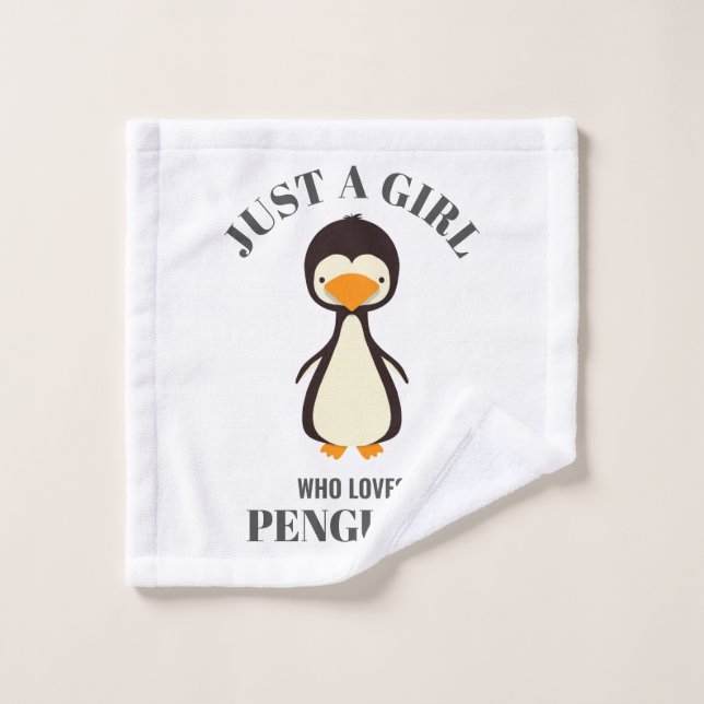 Sólo un chica que ama los pingüinos (Toallita)