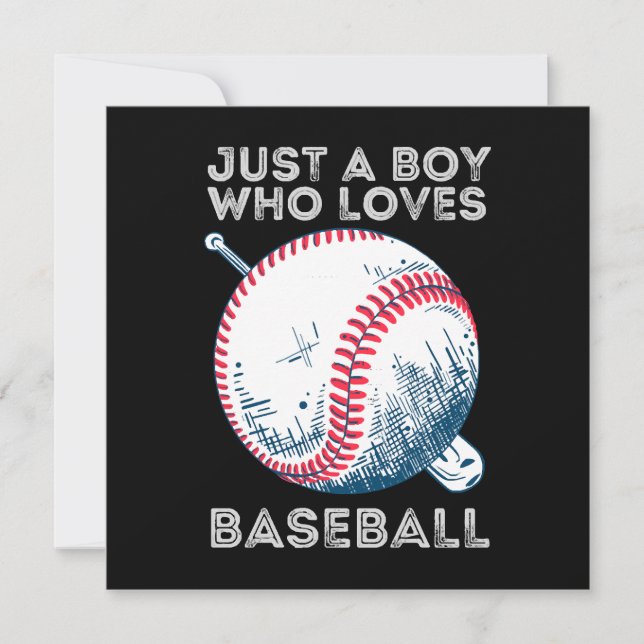 Solo un chico que ama el béisbol (Anverso)
