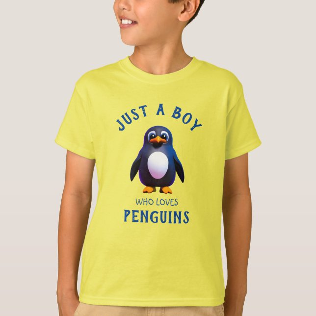 Solo un chico que ama la camiseta de los pingüinos (Anverso)