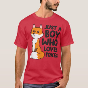 Solo un chico que ama la camiseta de los zorros