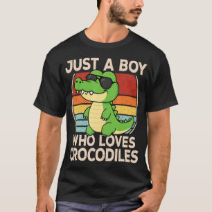 Solo un chico que ama los cocodrilos Camiseta geni