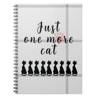 Solo un gato más - Cuaderno de fotos en espiral