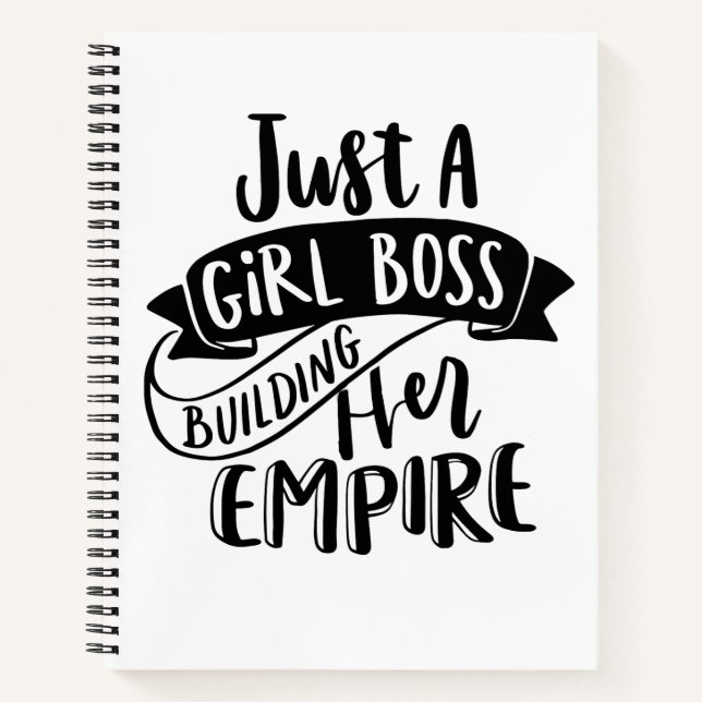 Sólo un jefe Chica construyendo su cuaderno Empire (Anverso)