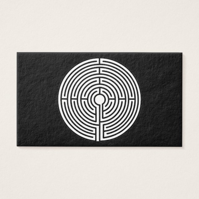 Sólo un Maze en negro (Frente)