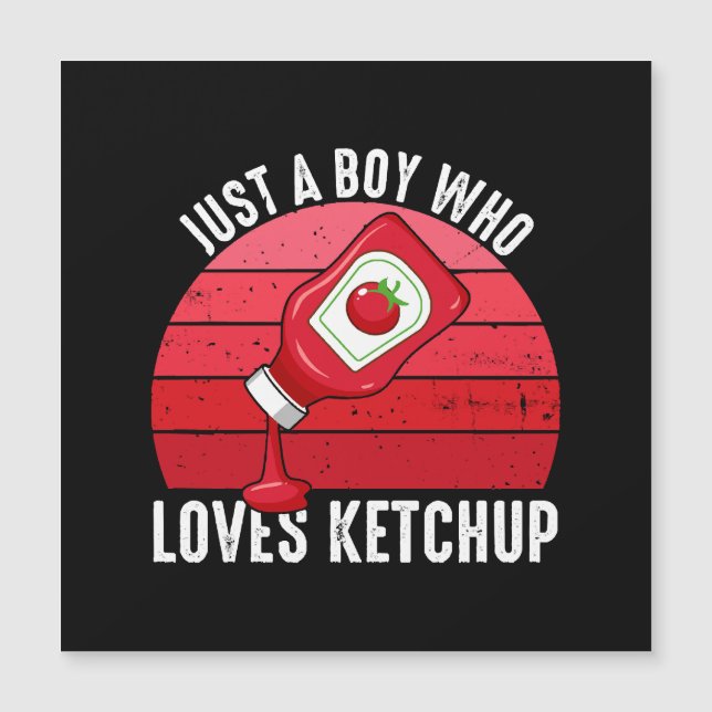 Solo Un Niño Que Ama A Ketchup (Anverso)