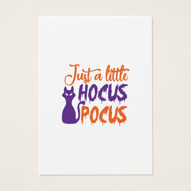 sólo un poco de hocus pocus (Frente)