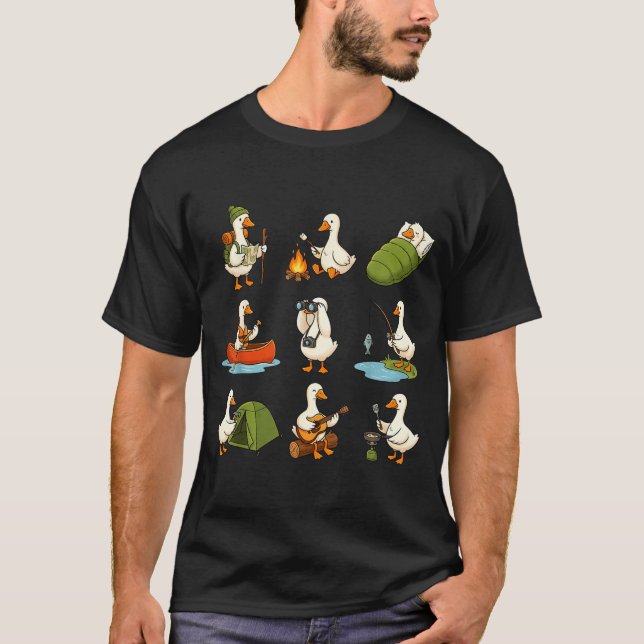 Solo una camiseta de ganso de campamento ganso ton (Anverso)