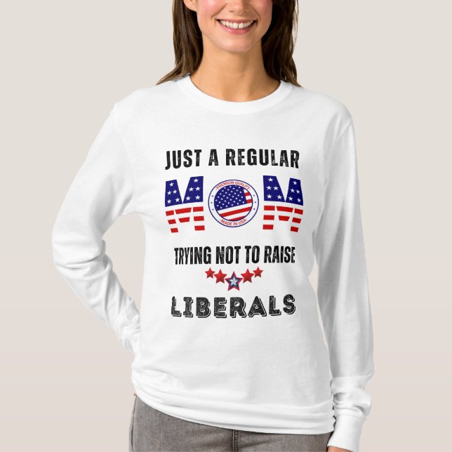 Sólo una camiseta de manga larga de mamá normal (Anverso)