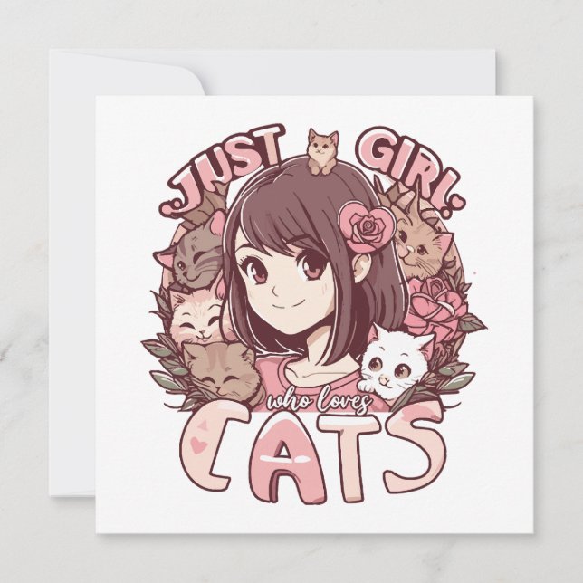 solo una chica que ama a los gatos (Anverso)