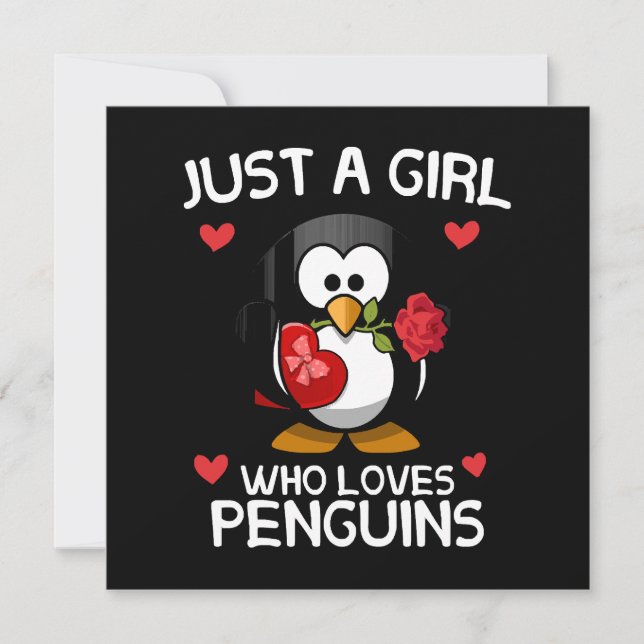 Sólo una chica que ama a los pingüinos (Anverso)