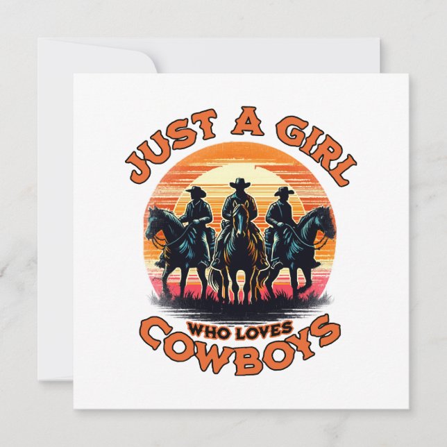 Sólo una chica que ama a los vaqueros (Anverso)