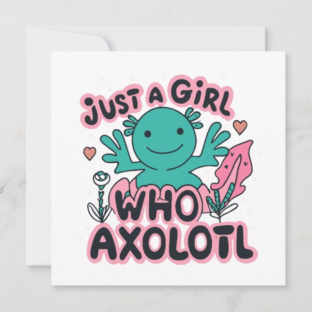 solo una chica que ama Axolotl (Anverso)