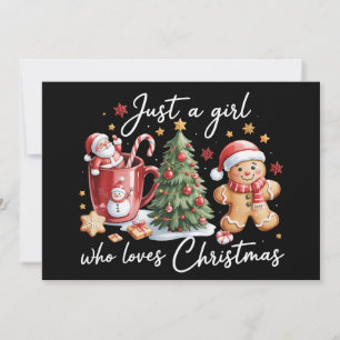 Sólo una chica que ama el lazo coquette de Navidad