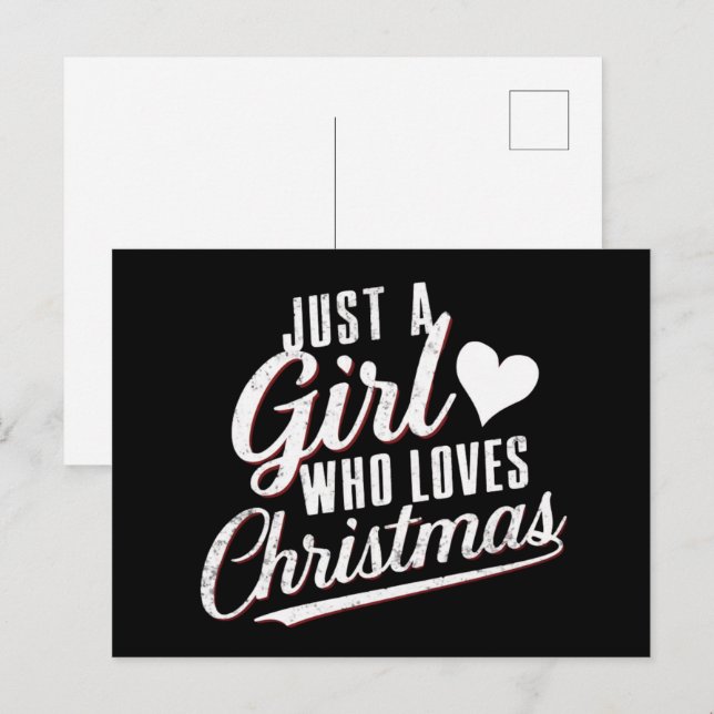 Solo una chica que ama la Navidad (Anverso / Reverso)