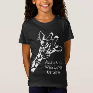 Solo una chica que ama las jirafas Camiseta divert