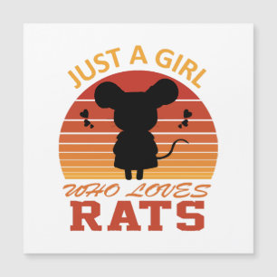 Sólo una chica que ama las ratas